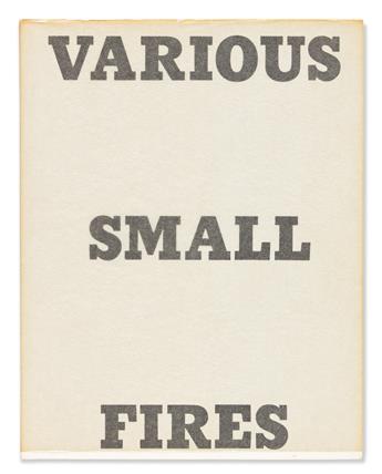 RUSCHA, EDWARD. Various Small Fires and Milk.